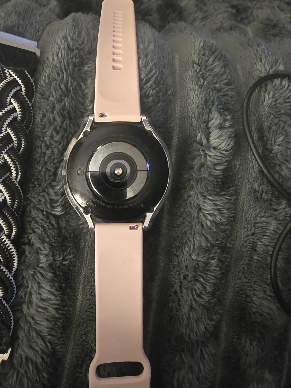 Samsung Smartwatch with Neon Green, Black, Pink and Multicolor Straps